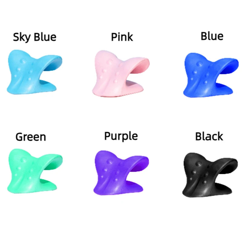 Best Seller 2025 EVA Portable Neck Cervical Shoulder Back Stretcher Massager for Pain Relief Deformable Deformable Neck Massager