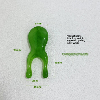 Factory Wholesale CE Certified Resin Beeswax Small Nose Scraper & Clip with Frog Design for Body Use