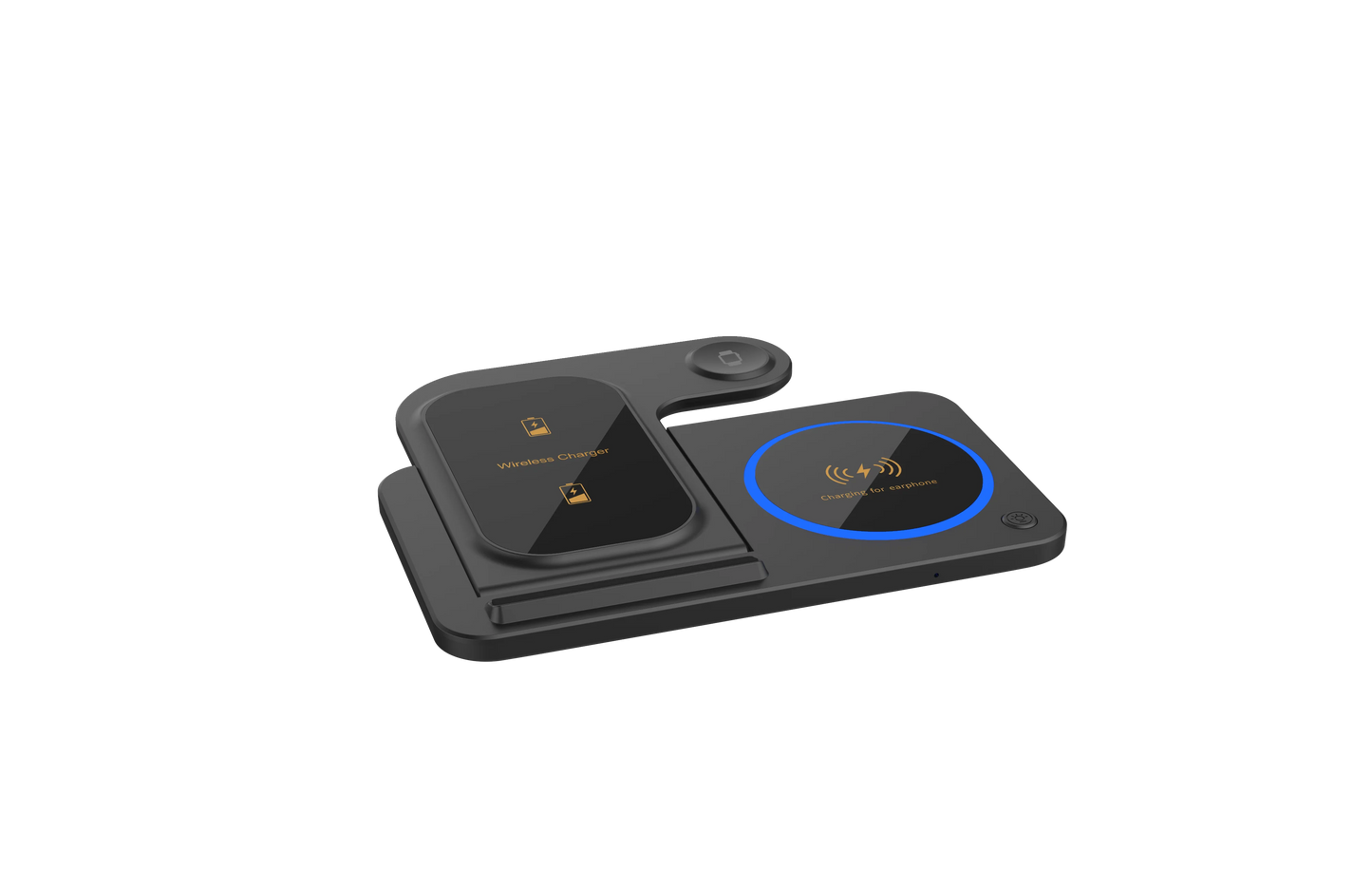 2026 New ProductsMultifunction 3 in 1 Wireless Charger Foldable 15W Fast Charging Portable Custom Logo Holder Station Dropship