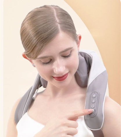 Multifunctional Cervical Massage Heating Pillow Shawl Pain Relief Electric Neck Shoulder Massager Body Muscle Relax Machine Tool