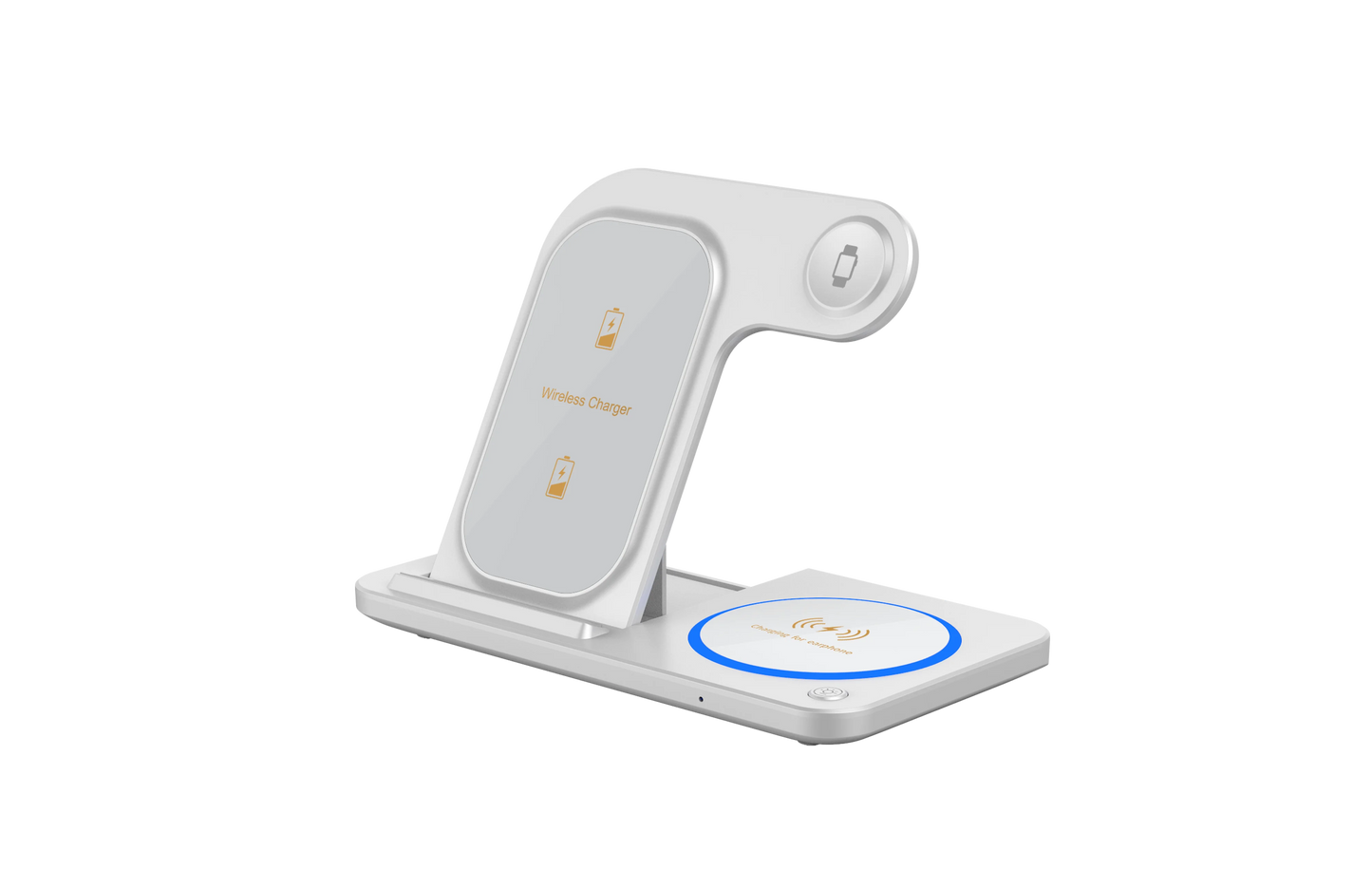 2026 New ProductsMultifunction 3 in 1 Wireless Charger Foldable 15W Fast Charging Portable Custom Logo Holder Station Dropship