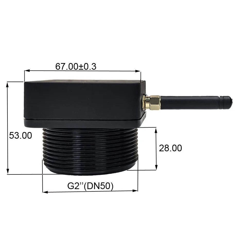 EPTTECH TLC2502P-Lora Tuya Continuous Real Time Ultrasonic Gas Oil Water Liquid Fuel Lever Controller Sensors for Water Storage