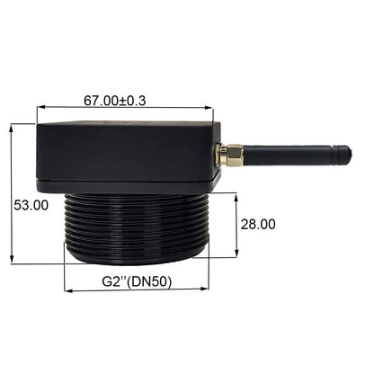EPTTECH TLC2502P-Lora Tuya Continuous Real Time Ultrasonic Gas Oil Water Liquid Fuel Lever Controller Sensors for Water Storage