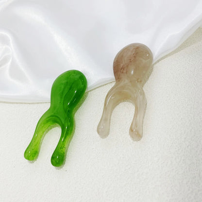 Factory Wholesale CE Certified Resin Beeswax Small Nose Scraper & Clip with Frog Design for Body Use