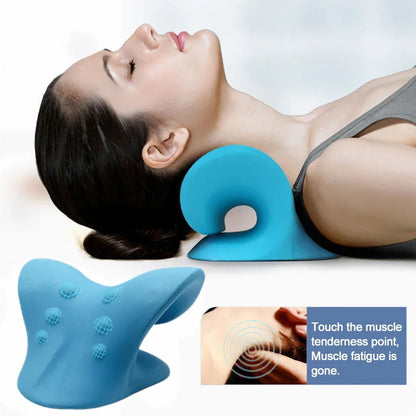 Best Seller 2025 EVA Portable Neck Cervical Shoulder Back Stretcher Massager for Pain Relief Deformable Deformable Neck Massager