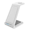Factory Direct Sale Desktop Fast 15W 3 in 1 Wireless Charger Stand for iPhone & Android Suitable with Earphones