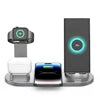 Newest 6-in-1 Foldable Fast Wireless Charging Stand Dock Electric Charger for Multiple Devices Including Phone Watch Headphones