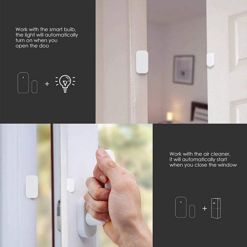 Aqara Door Window Sensor Zigbee Wireless Connection Smart Mini door sensor door and window alarm sensor for Mijia Home HomeKit