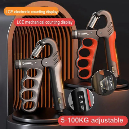5-100/150kg Hand Gripper Gym Wrist Expander Strength Trainer Grip with Stainless Steel Spring for Strength Training Hand Finger