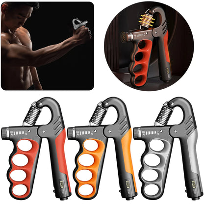 5-100/150kg Hand Gripper Gym Wrist Expander Strength Trainer Grip with Stainless Steel Spring for Strength Training Hand Finger