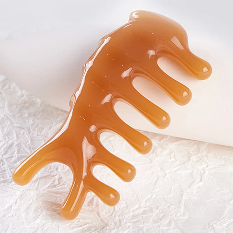 Resin Jade Gua Sha Board Acupuncture Massage Facial Gouache Quartz Massage Face Lifting Stone Guasha Scraping SPA Care Tools