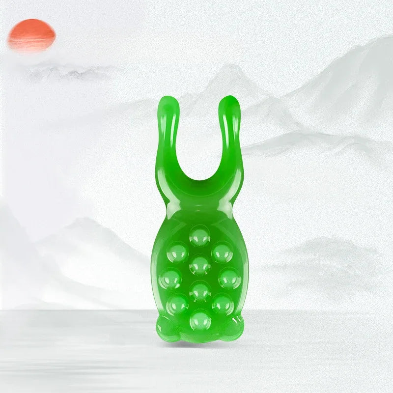 Face Lifting Guasha Resin Scraping Massage Facial Scraper Tool Eye SPA Massage Plate Reduce Puffiness Nose Lifting Nose Massager