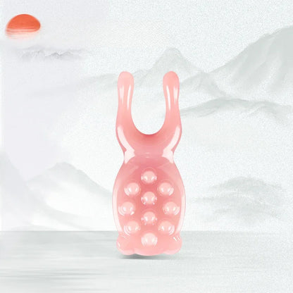 Face Lifting Guasha Resin Scraping Massage Facial Scraper Tool Eye SPA Massage Plate Reduce Puffiness Nose Lifting Nose Massager