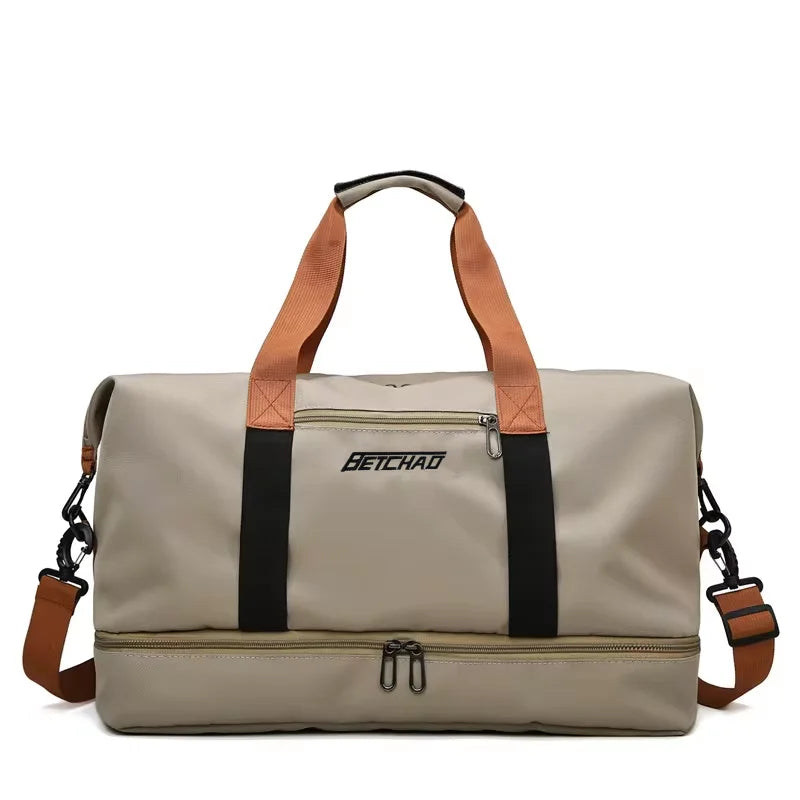 Sports handbag,fitness bag,expandable travel bag with large capacity.Perfect for gym,weekend trips,and carry-on,and versatile.