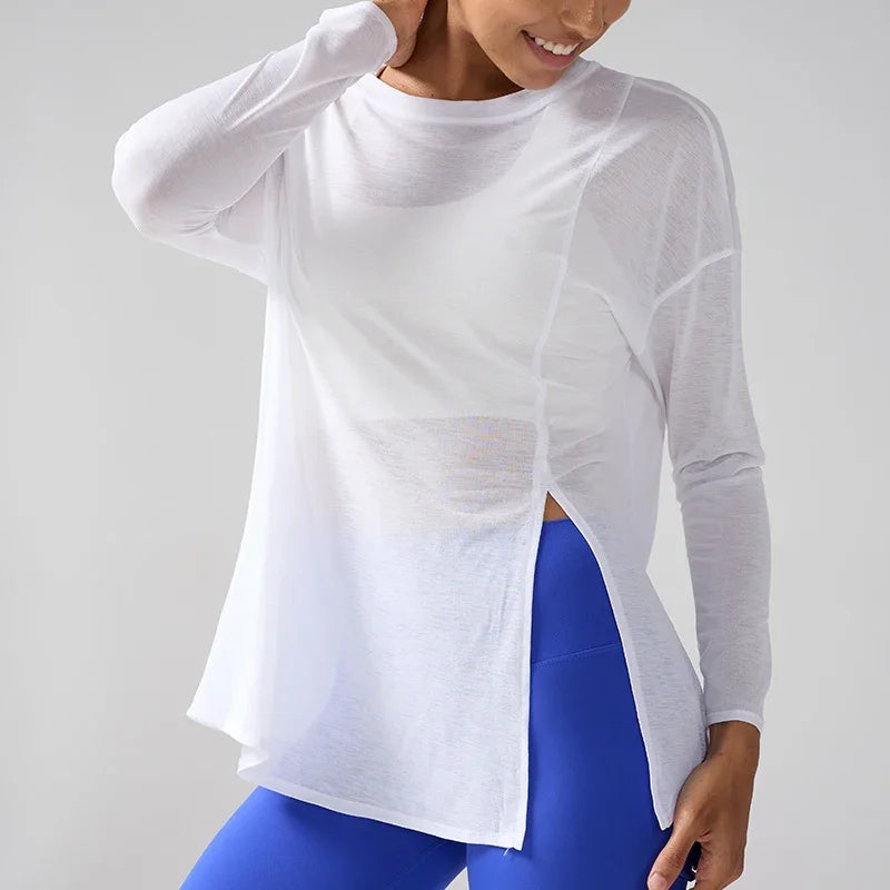 Women's Fitness Sports T-shirt Summer Loose Short Sleeve Quick Drying Gym Running Top Female Leisure Clothing👚