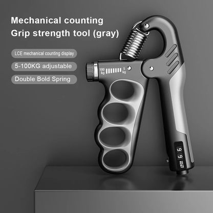 5-100/150kg Hand Gripper Gym Wrist Expander Strength Trainer Grip with Stainless Steel Spring for Strength Training Hand Finger
