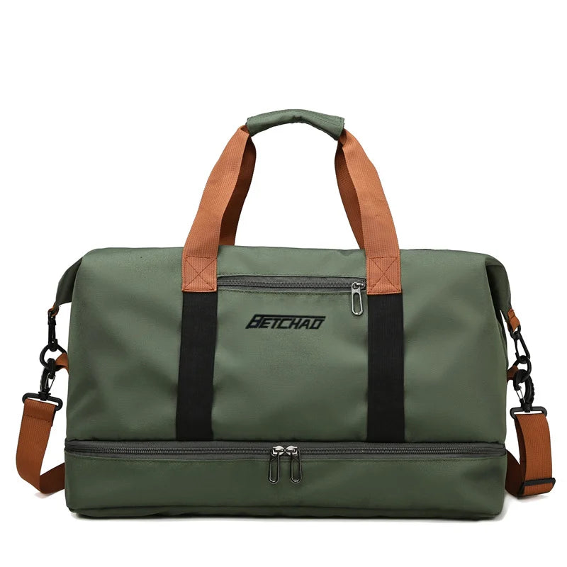 Sports handbag,fitness bag,expandable travel bag with large capacity.Perfect for gym,weekend trips,and carry-on,and versatile.