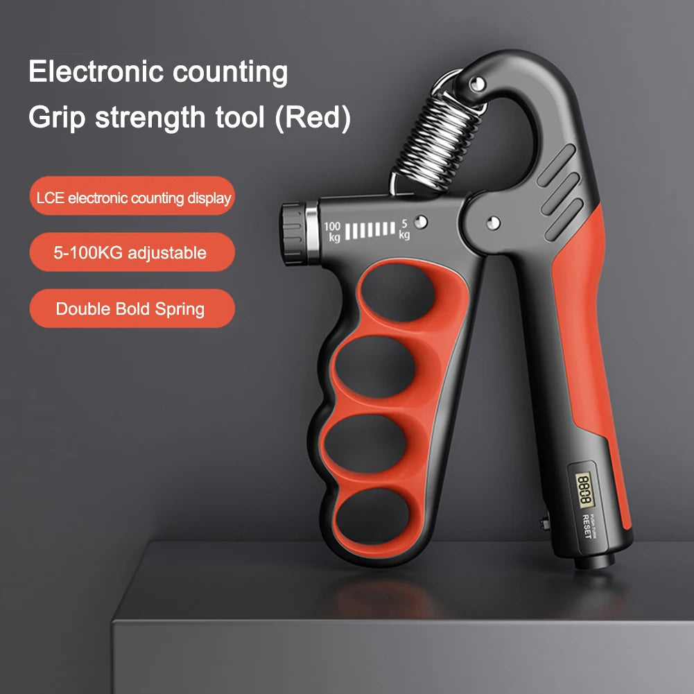 5-100/150kg Hand Gripper Gym Wrist Expander Strength Trainer Grip with Stainless Steel Spring for Strength Training Hand Finger