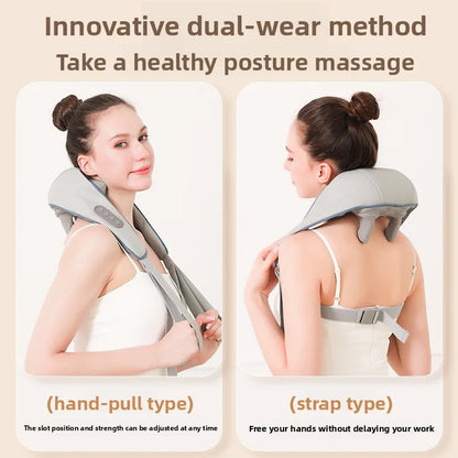 Massager Trapezius Cervical Massage Shawl Massager Heating Multifunctional Home Portable Charging Car