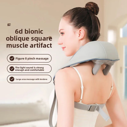 Massager Trapezius Cervical Massage Shawl Massager Heating Multifunctional Home Portable Charging Car