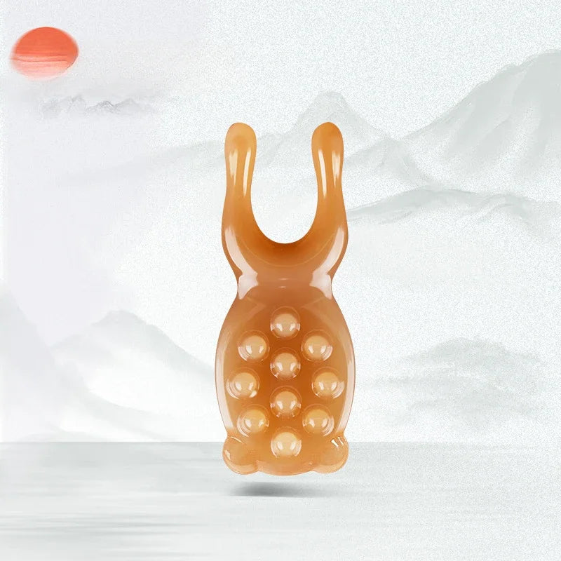 Face Lifting Guasha Resin Scraping Massage Facial Scraper Tool Eye SPA Massage Plate Reduce Puffiness Nose Lifting Nose Massager