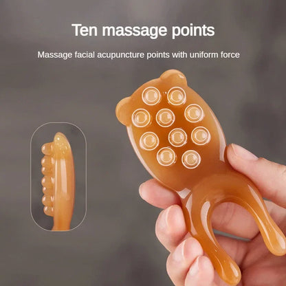 Face Lifting Guasha Resin Scraping Massage Facial Scraper Tool Eye SPA Massage Plate Reduce Puffiness Nose Lifting Nose Massager